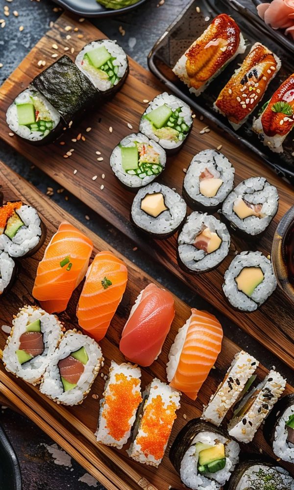 sushi-wooden-table-with-sushi-it